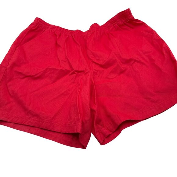 White Stag Pants - White Stag Size 20  Orange Elastic Waist Shorts Cotton  Lounge Casual Wear